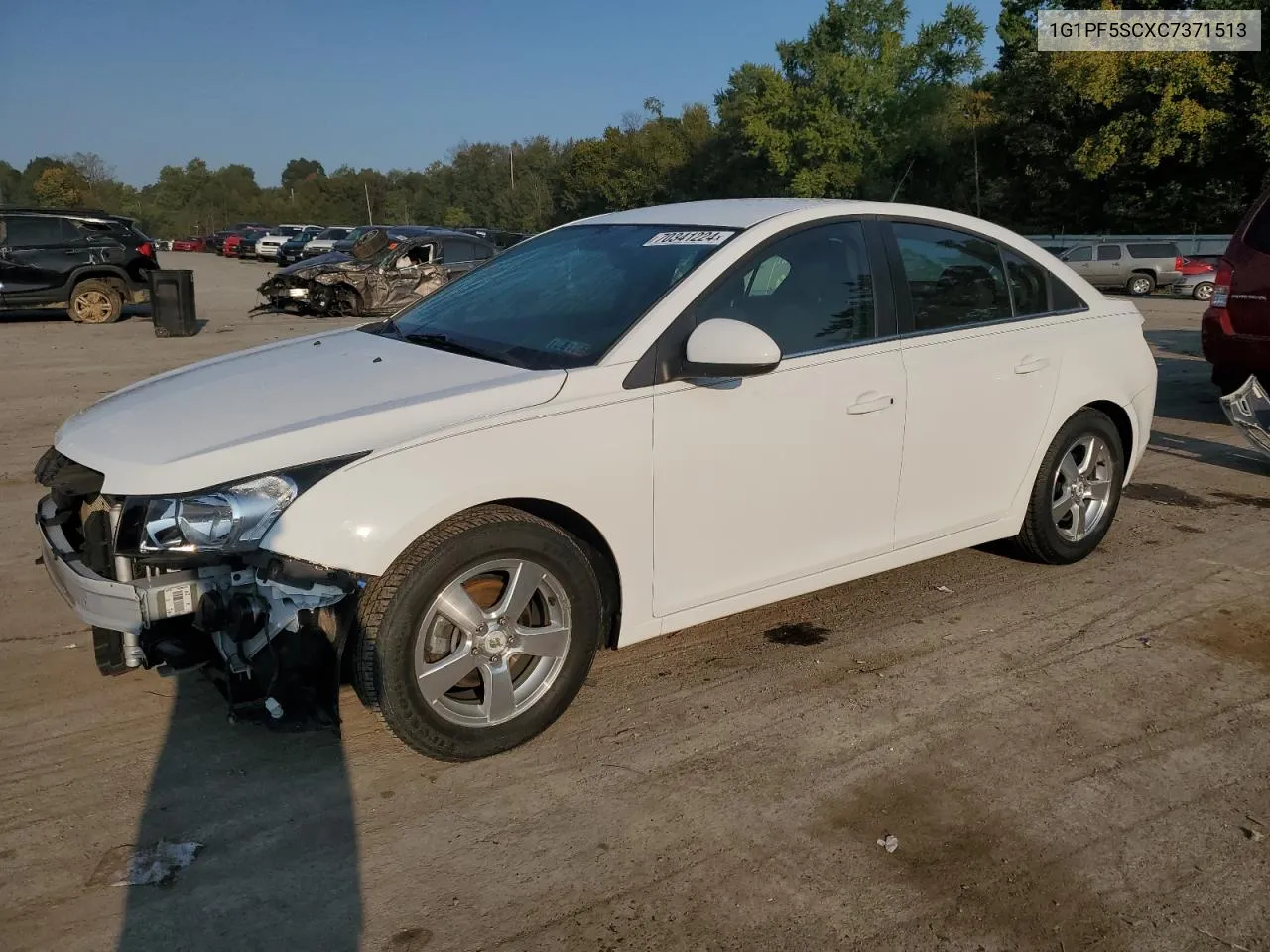 2012 Chevrolet Cruze Lt VIN: 1G1PF5SCXC7371513 Lot: 70341224