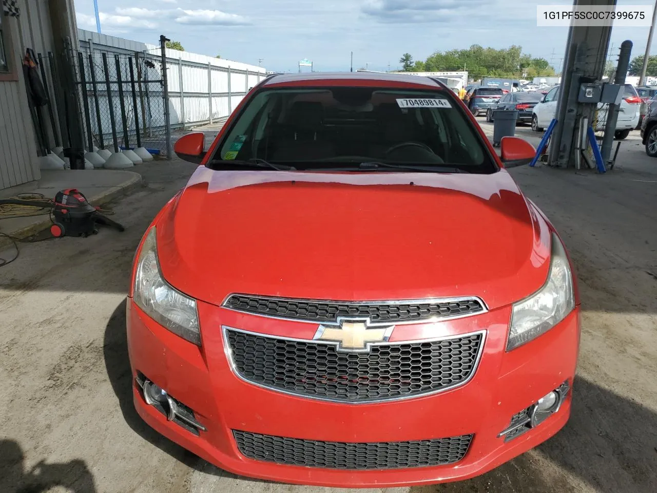 2012 Chevrolet Cruze Lt VIN: 1G1PF5SC0C7399675 Lot: 70489814