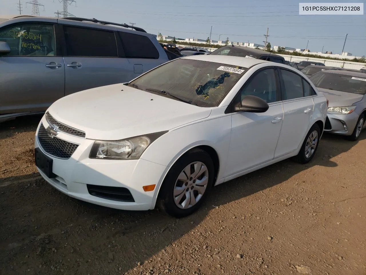 1G1PC5SHXC7121208 2012 Chevrolet Cruze Ls