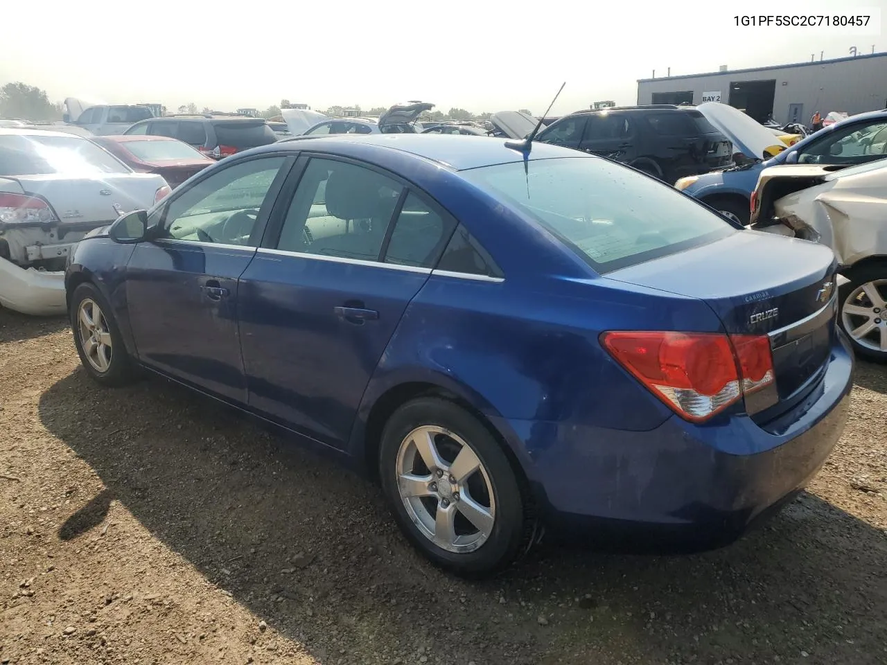 2012 Chevrolet Cruze Lt VIN: 1G1PF5SC2C7180457 Lot: 70642234