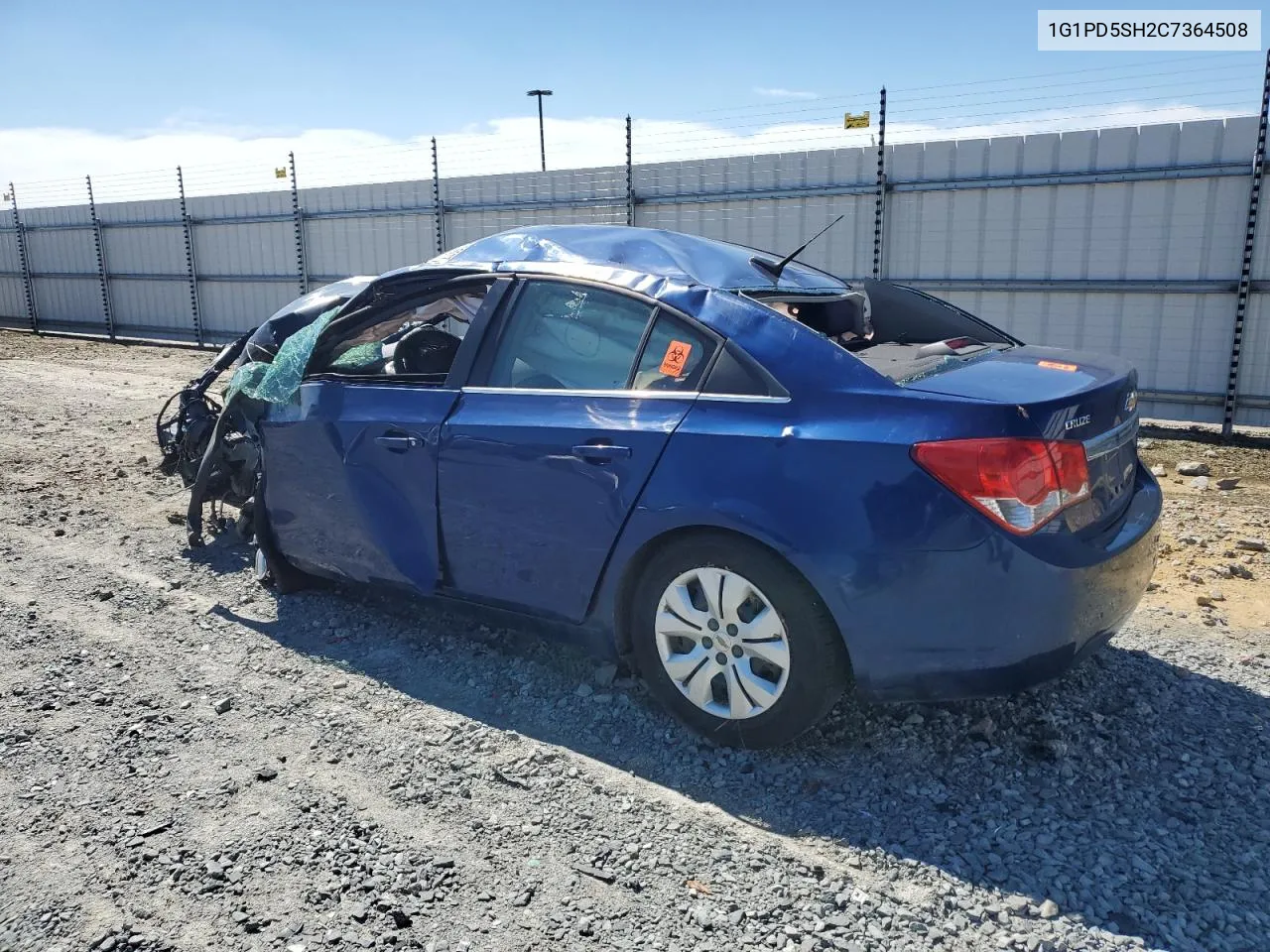 2012 Chevrolet Cruze Ls VIN: 1G1PD5SH2C7364508 Lot: 70697714