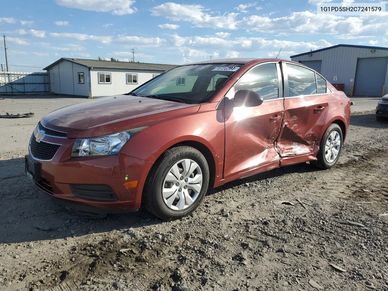 2012 Chevrolet Cruze Ls VIN: 1G1PD5SH2C7241579 Lot: 70726264