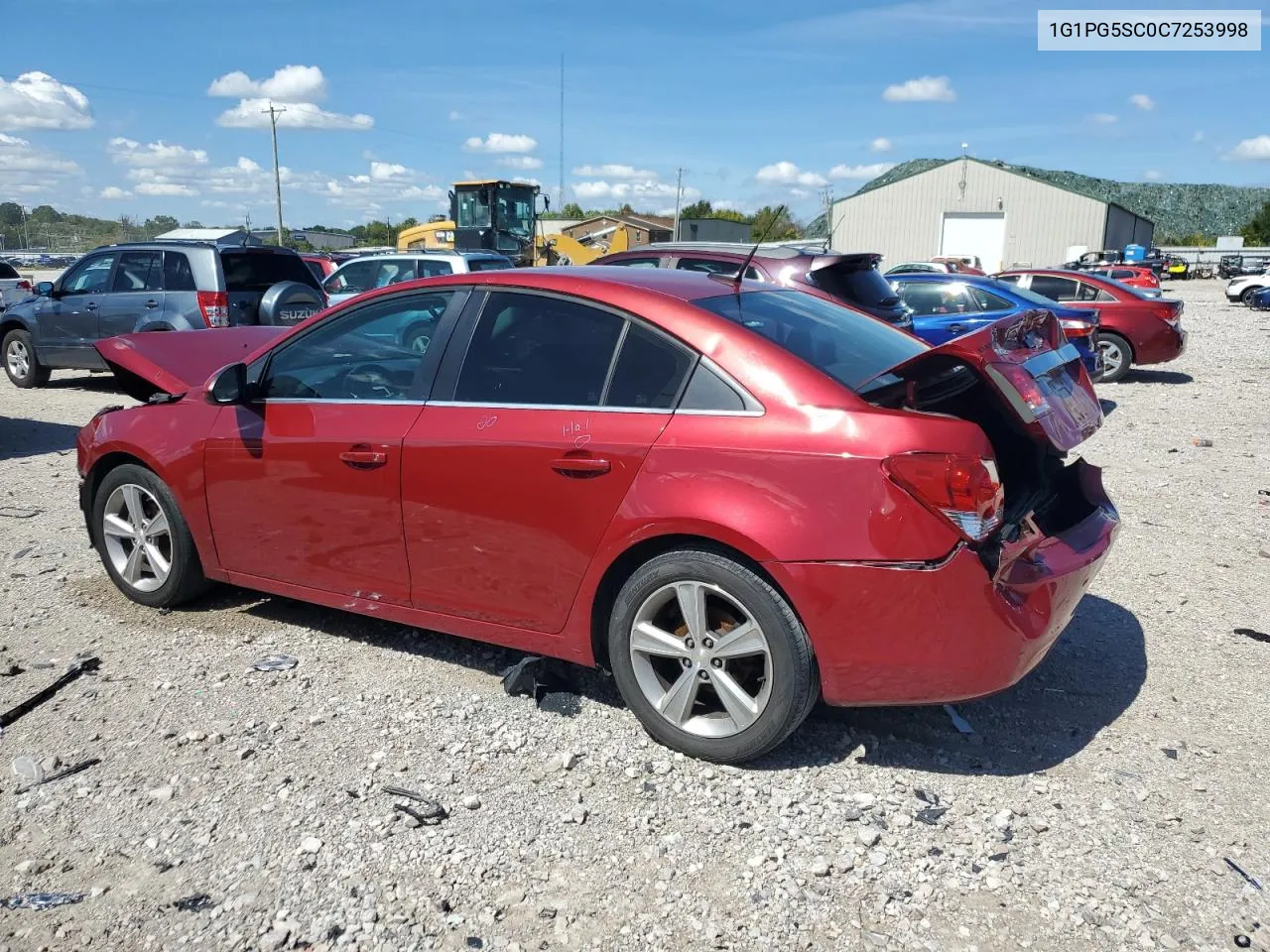 2012 Chevrolet Cruze Lt VIN: 1G1PG5SC0C7253998 Lot: 70779604