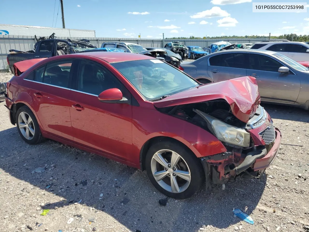 1G1PG5SC0C7253998 2012 Chevrolet Cruze Lt