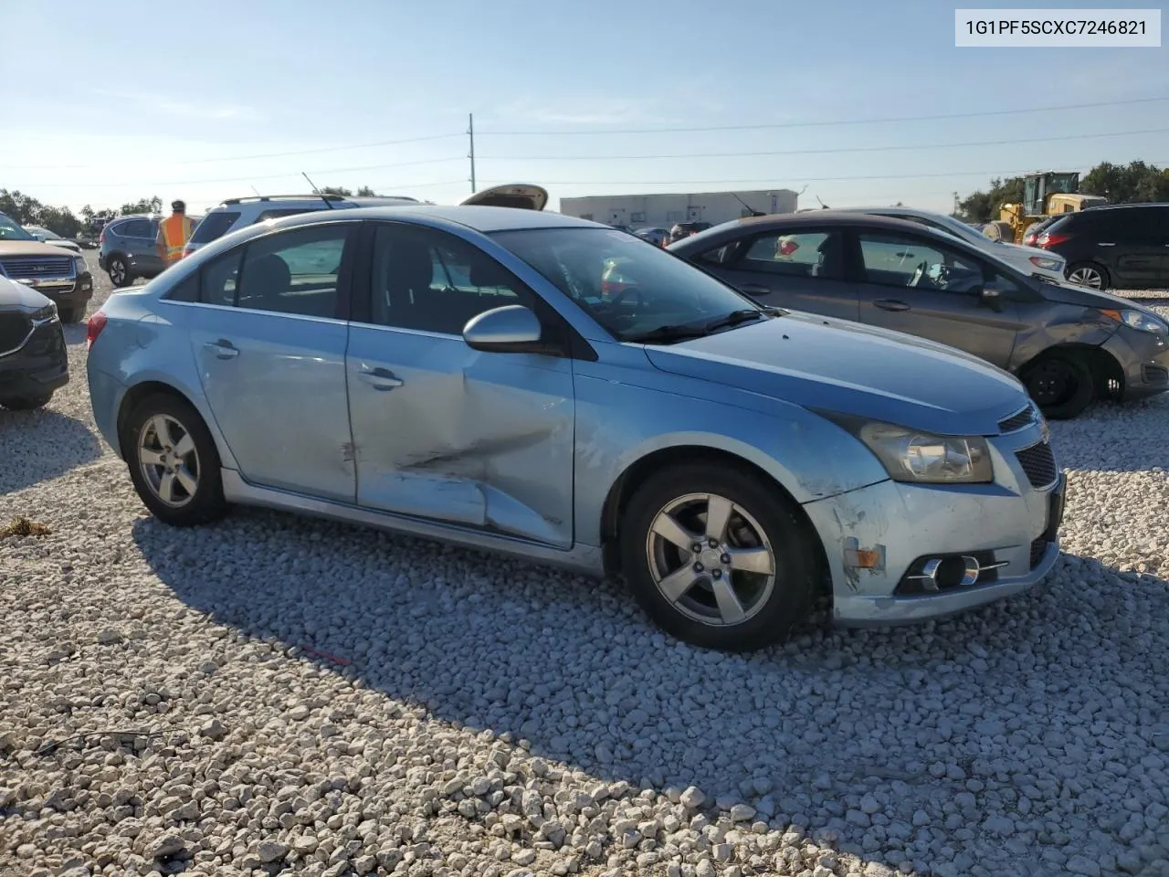 2012 Chevrolet Cruze Lt VIN: 1G1PF5SCXC7246821 Lot: 70909344