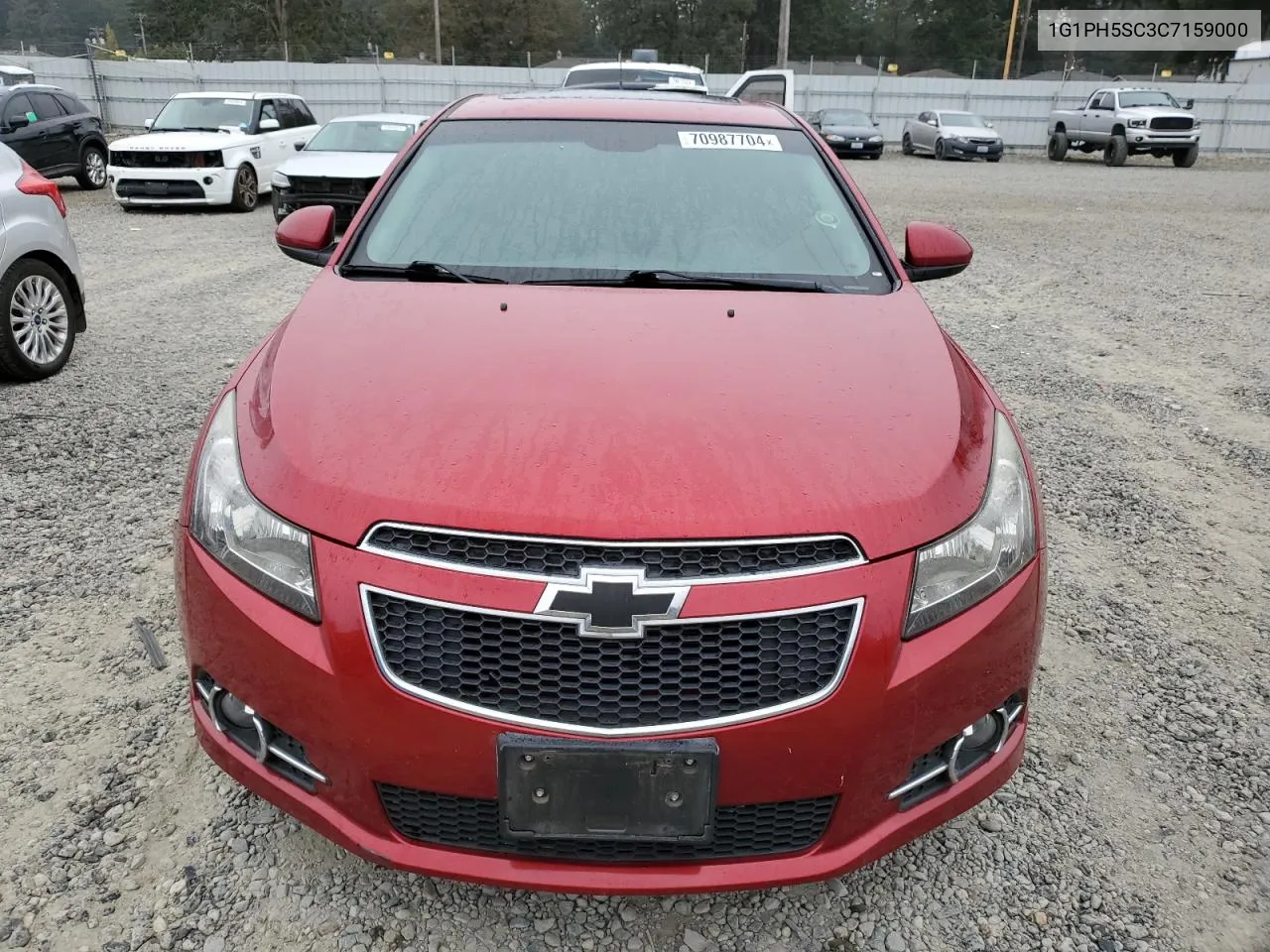 2012 Chevrolet Cruze Ltz VIN: 1G1PH5SC3C7159000 Lot: 70987704