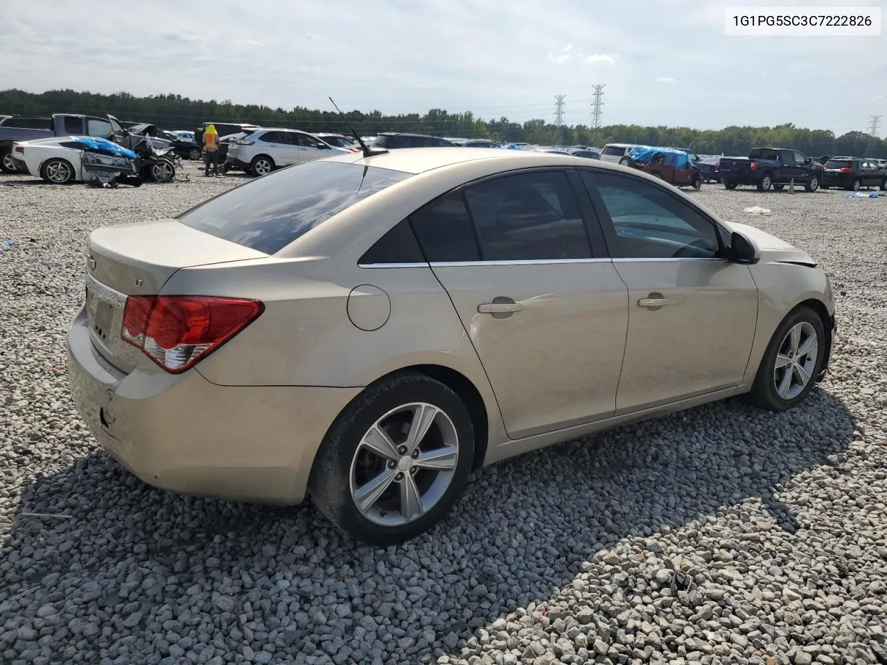 2012 Chevrolet Cruze Lt VIN: 1G1PG5SC3C7222826 Lot: 71056264