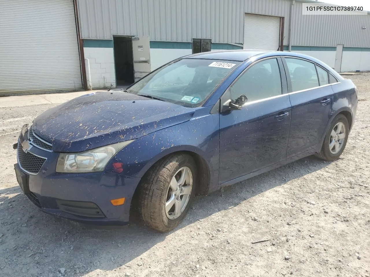 2012 Chevrolet Cruze Lt VIN: 1G1PF5SC1C7389740 Lot: 71161214