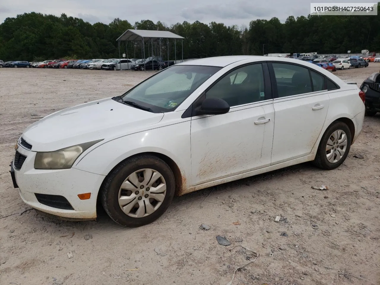 1G1PC5SH4C7250643 2012 Chevrolet Cruze Ls