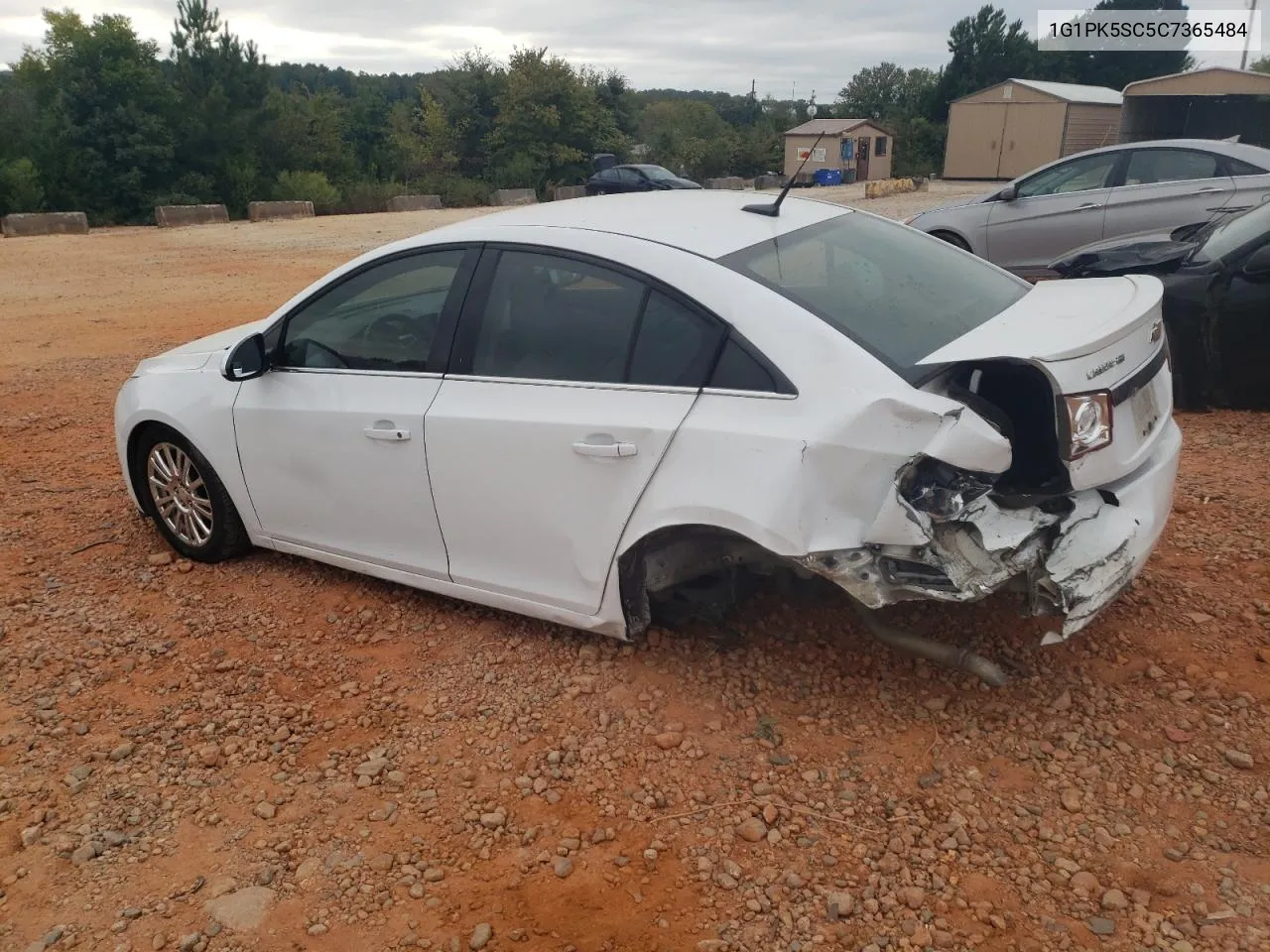 2012 Chevrolet Cruze Eco VIN: 1G1PK5SC5C7365484 Lot: 71294924