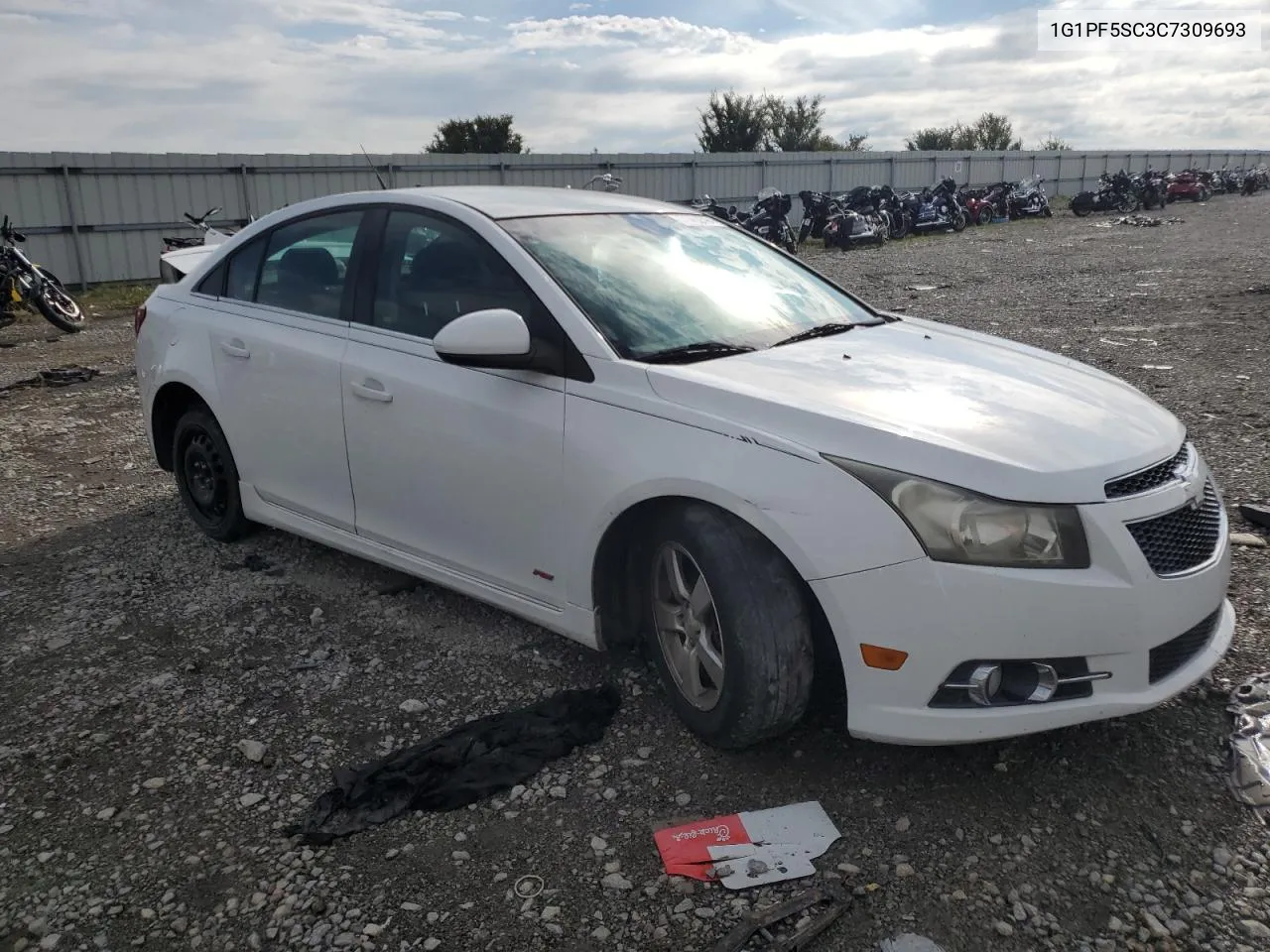 2012 Chevrolet Cruze Lt VIN: 1G1PF5SC3C7309693 Lot: 71450594