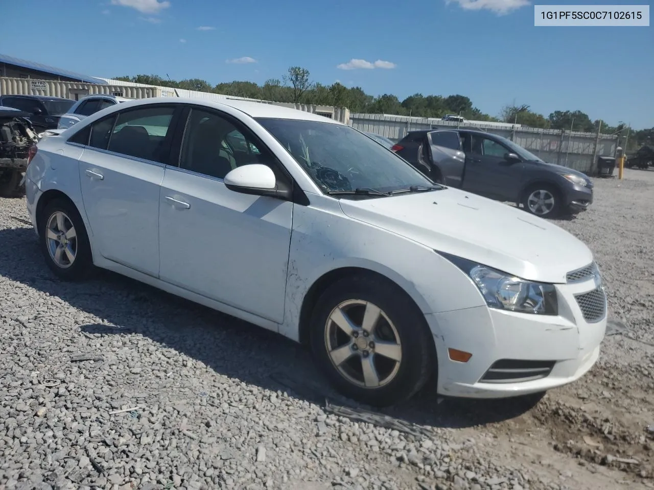 1G1PF5SC0C7102615 2012 Chevrolet Cruze Lt