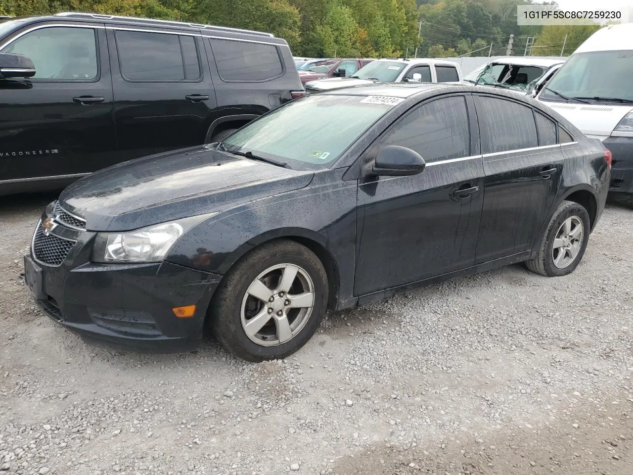 2012 Chevrolet Cruze Lt VIN: 1G1PF5SC8C7259230 Lot: 72574334