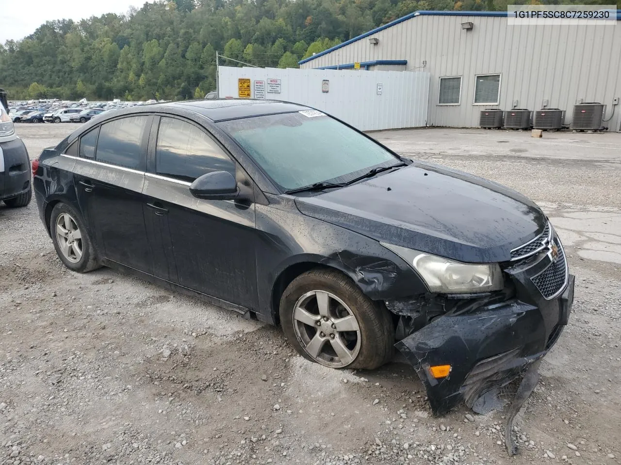 2012 Chevrolet Cruze Lt VIN: 1G1PF5SC8C7259230 Lot: 72574334