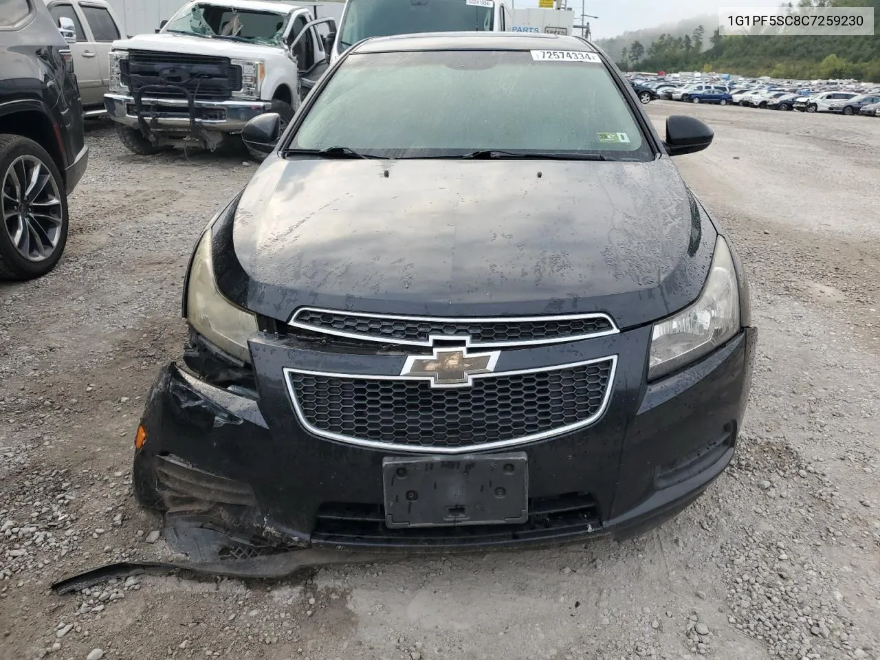 2012 Chevrolet Cruze Lt VIN: 1G1PF5SC8C7259230 Lot: 72574334