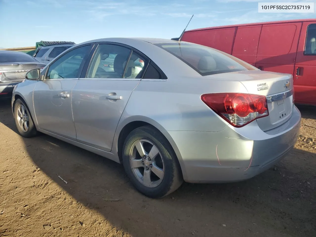 2012 Chevrolet Cruze Lt VIN: 1G1PF5SC2C7357119 Lot: 72743764