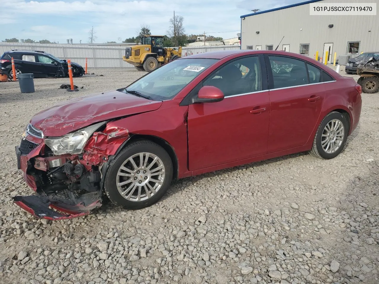 2012 Chevrolet Cruze Eco VIN: 1G1PJ5SCXC7119470 Lot: 73003654