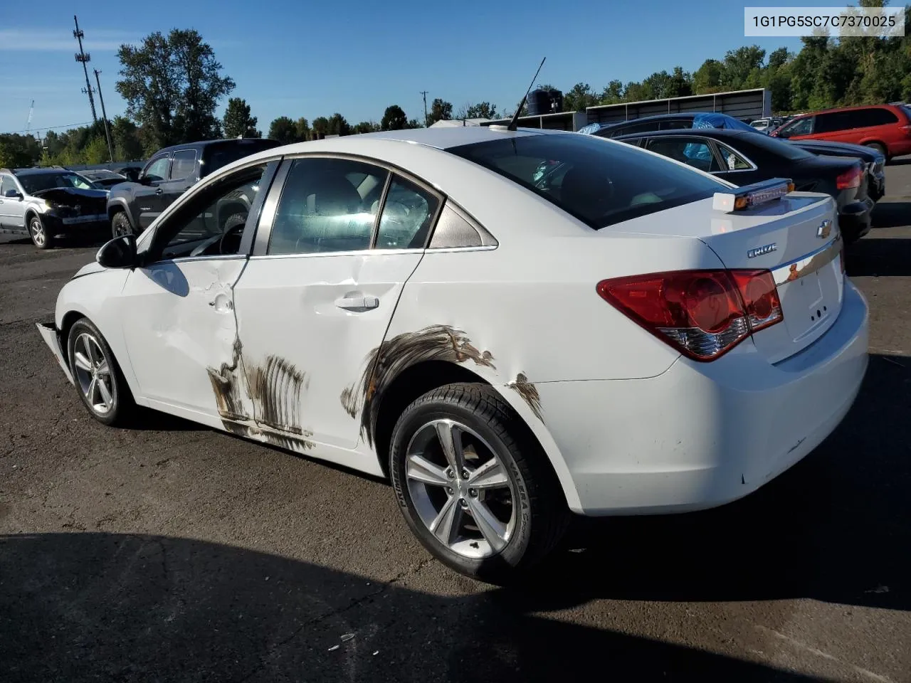 2012 Chevrolet Cruze Lt VIN: 1G1PG5SC7C7370025 Lot: 73102924