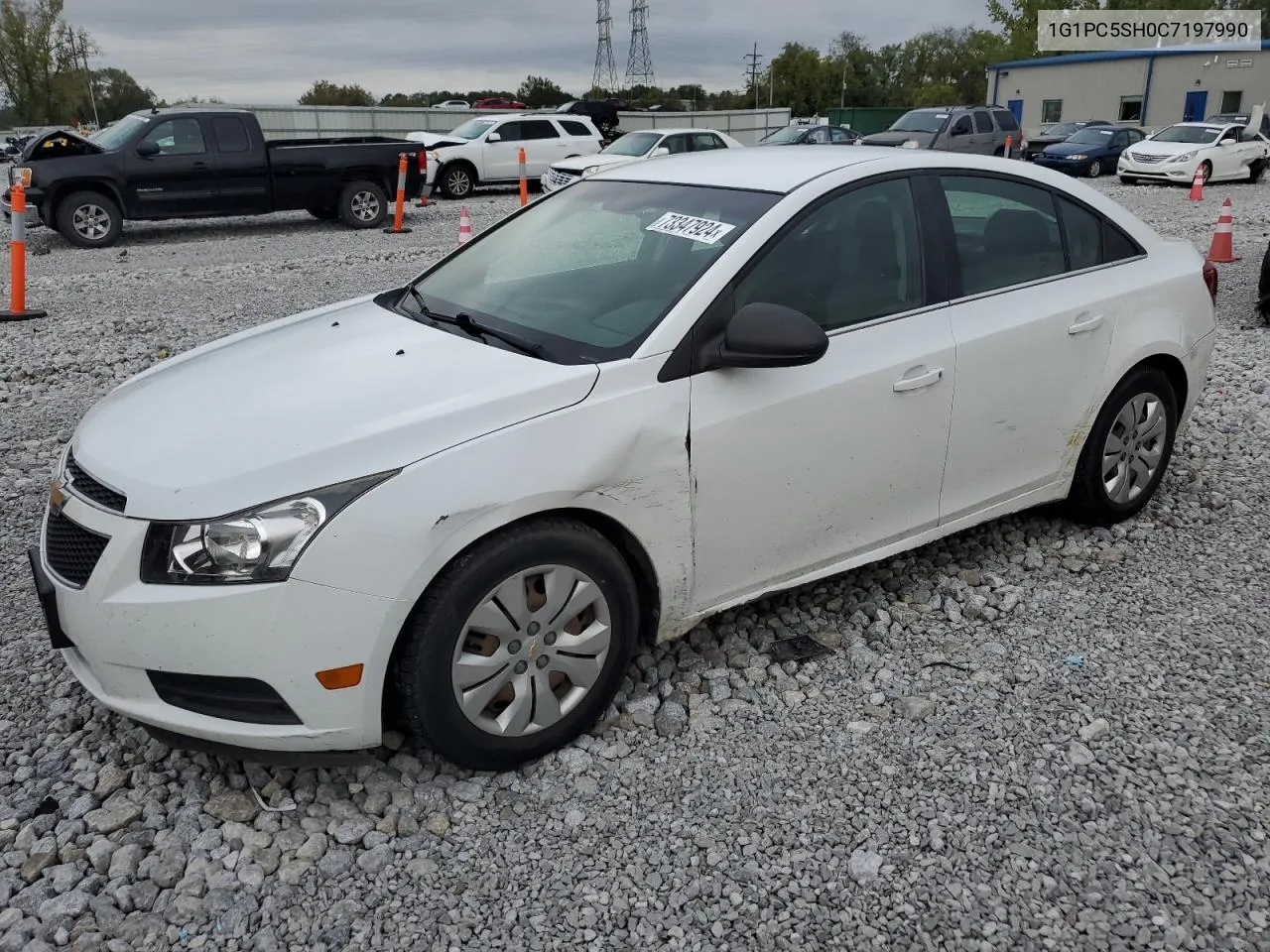 2012 Chevrolet Cruze Ls VIN: 1G1PC5SH0C7197990 Lot: 73347924