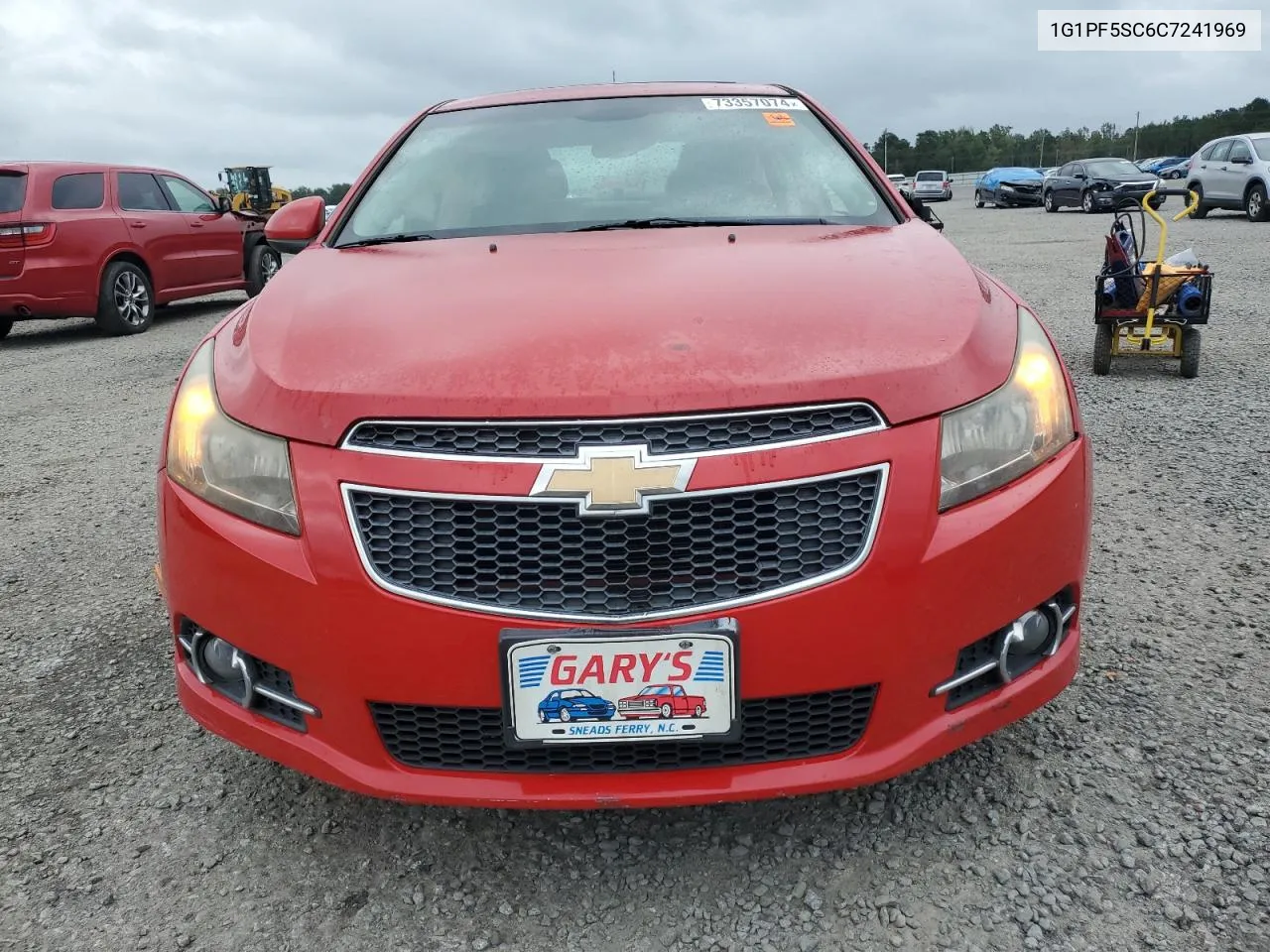 2012 Chevrolet Cruze Lt VIN: 1G1PF5SC6C7241969 Lot: 73357074