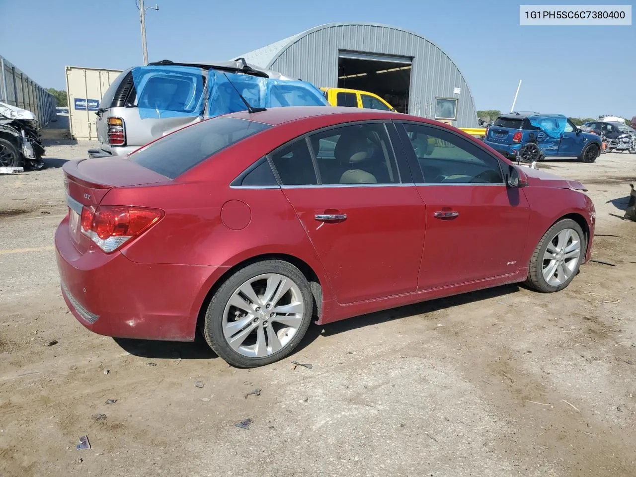 2012 Chevrolet Cruze Ltz VIN: 1G1PH5SC6C7380400 Lot: 73633474