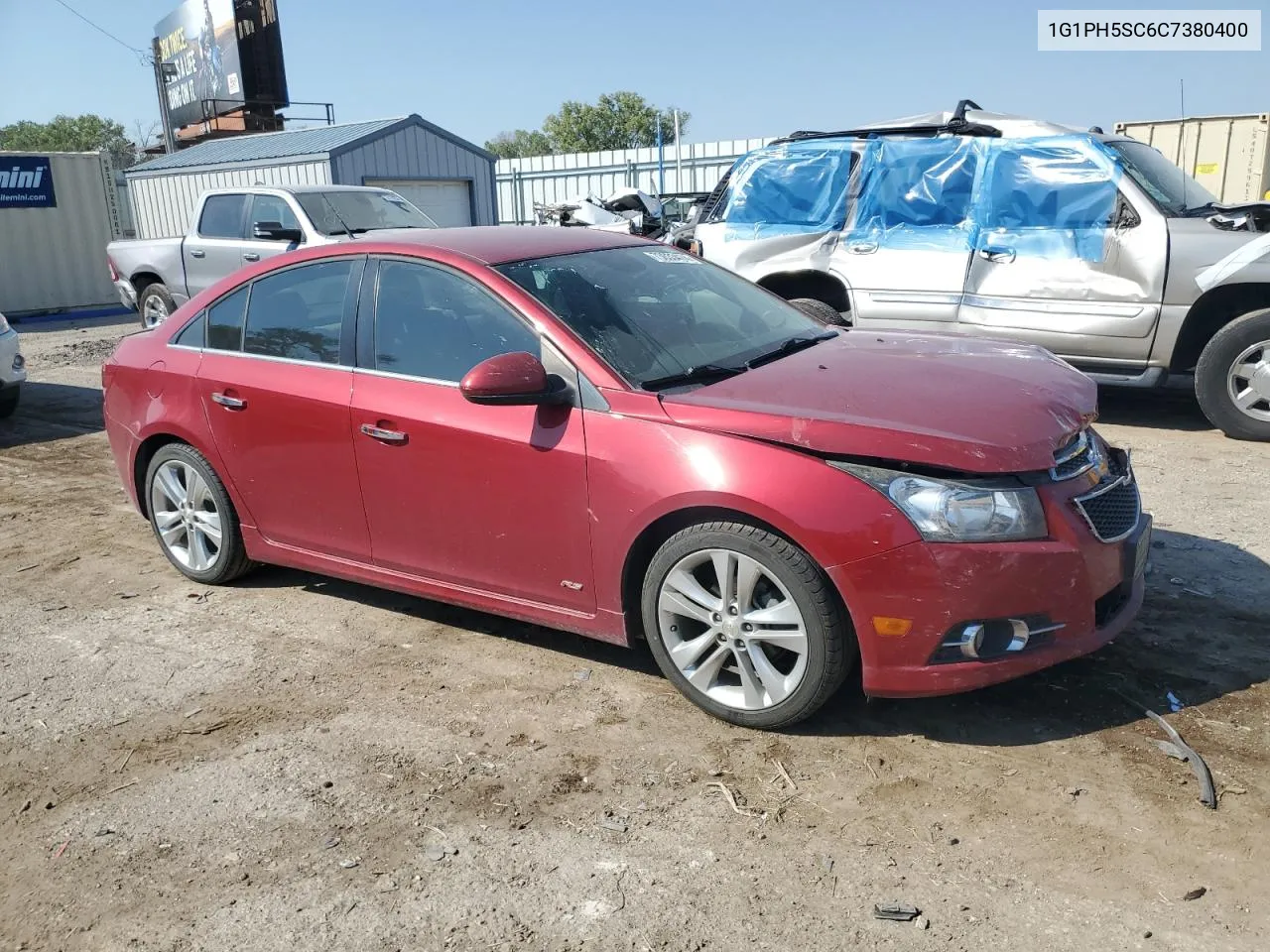 2012 Chevrolet Cruze Ltz VIN: 1G1PH5SC6C7380400 Lot: 73633474