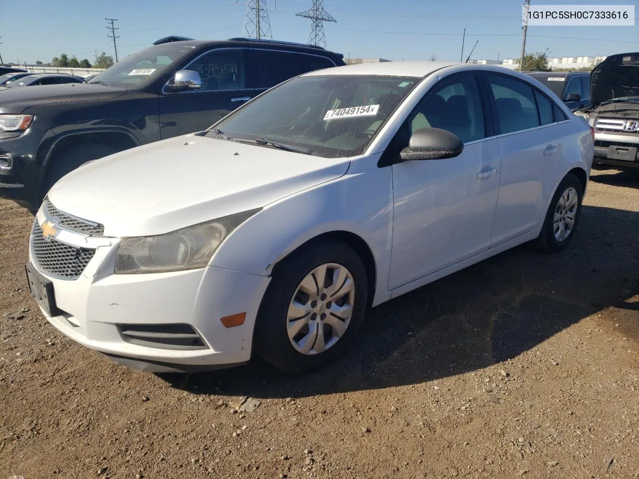 2012 Chevrolet Cruze Ls VIN: 1G1PC5SH0C7333616 Lot: 74049154