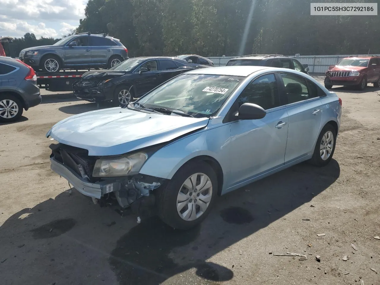 2012 Chevrolet Cruze Ls VIN: 1G1PC5SH3C7292186 Lot: 74270754