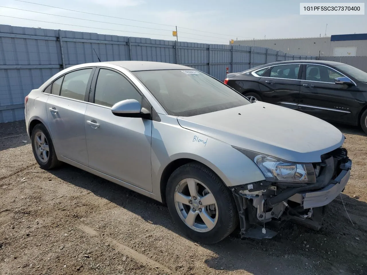 2012 Chevrolet Cruze Lt VIN: 1G1PF5SC3C7370400 Lot: 74336414