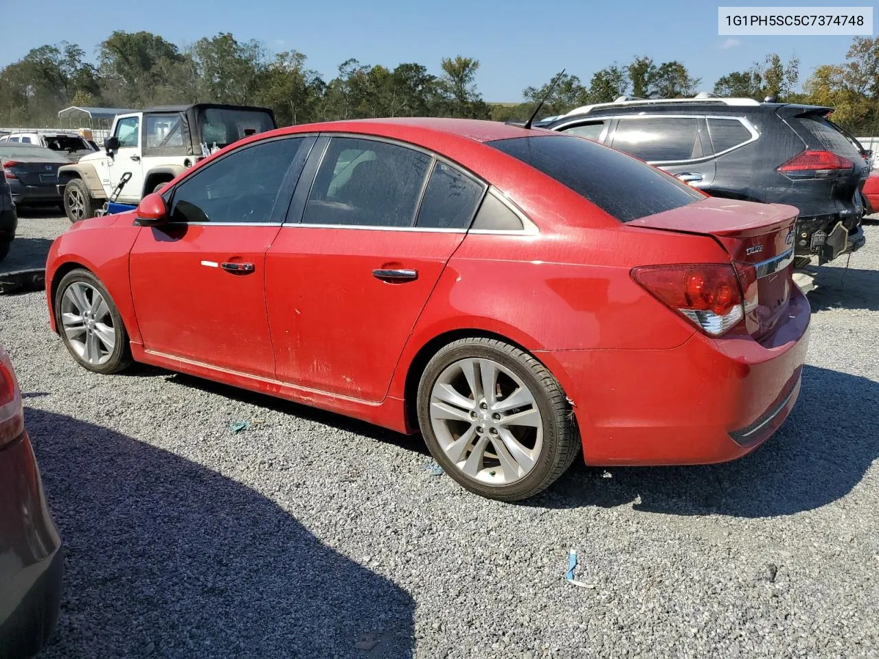 2012 Chevrolet Cruze Ltz VIN: 1G1PH5SC5C7374748 Lot: 74941394