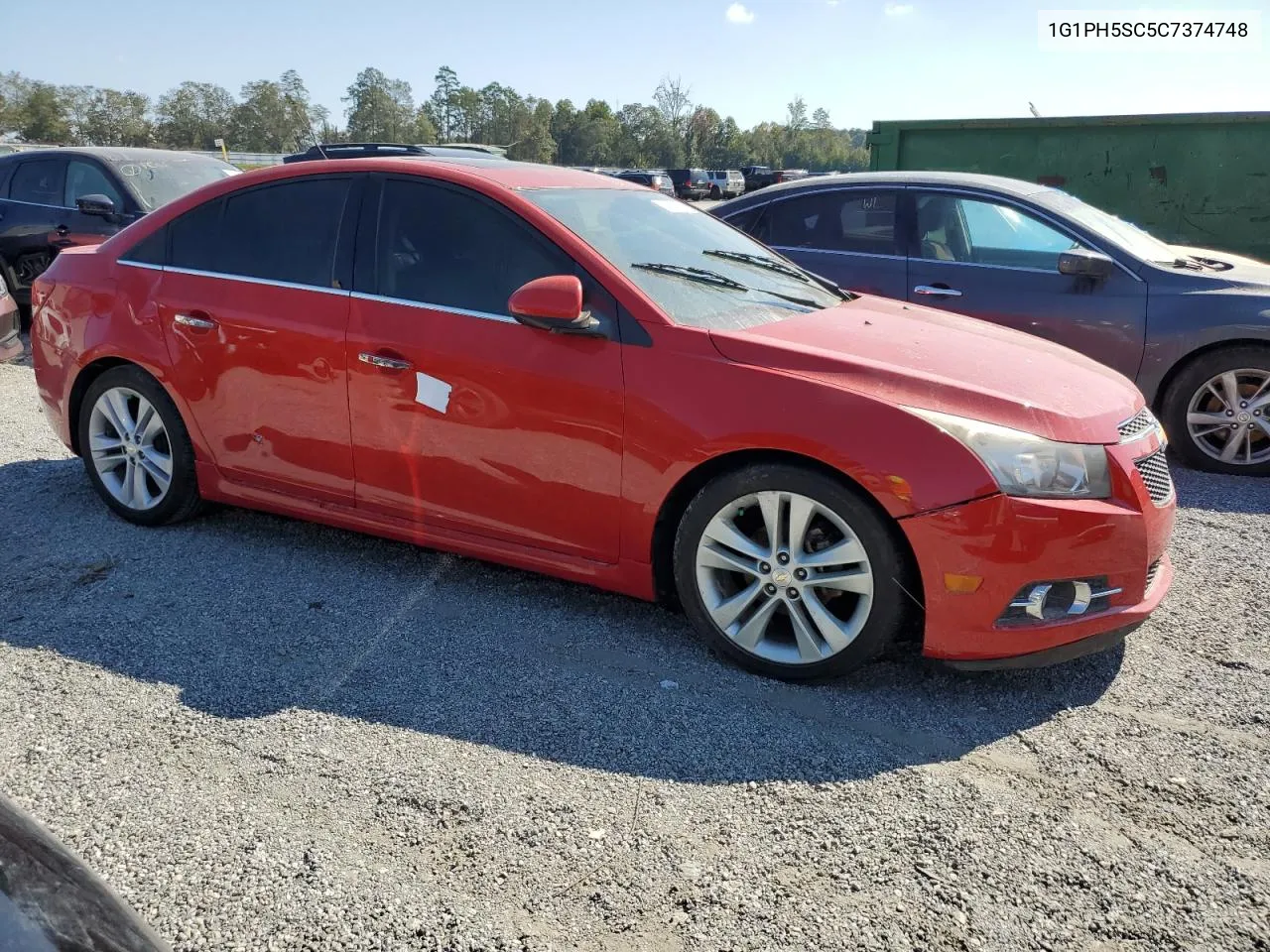 2012 Chevrolet Cruze Ltz VIN: 1G1PH5SC5C7374748 Lot: 74941394