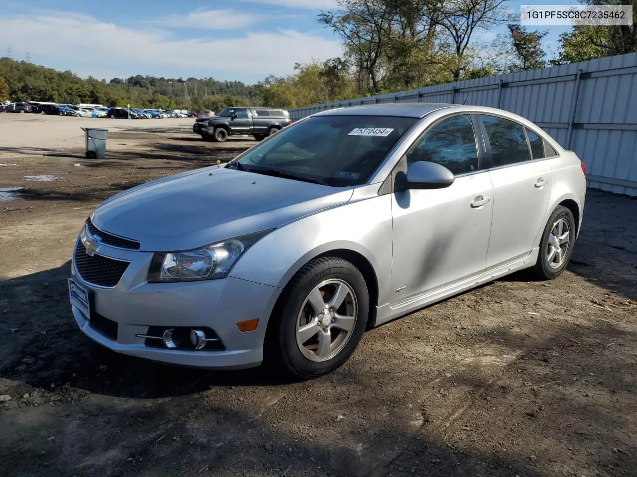 2012 Chevrolet Cruze Lt VIN: 1G1PF5SC8C7235462 Lot: 75318454