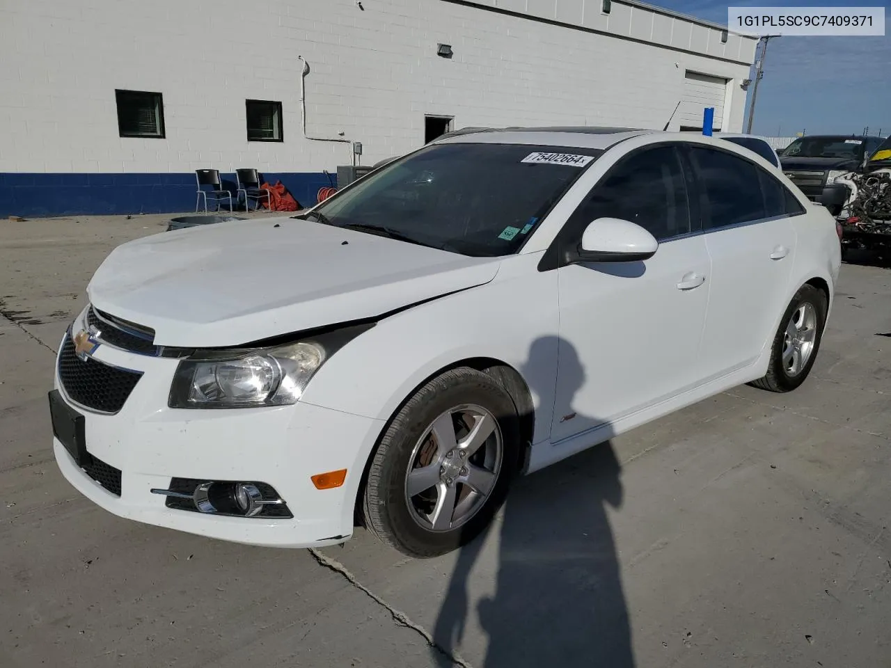 2012 Chevrolet Cruze Lt VIN: 1G1PL5SC9C7409371 Lot: 75402664