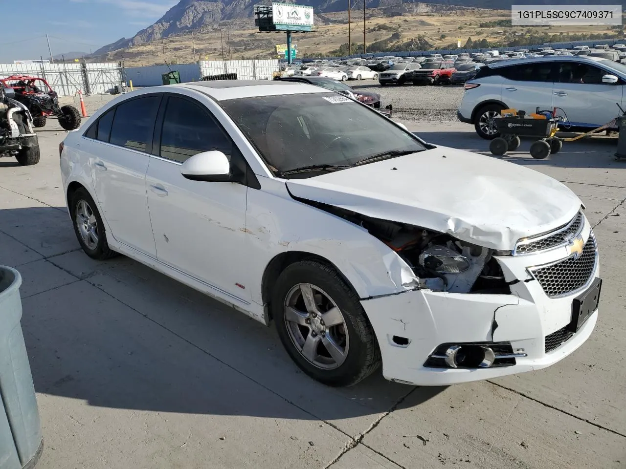 2012 Chevrolet Cruze Lt VIN: 1G1PL5SC9C7409371 Lot: 75402664