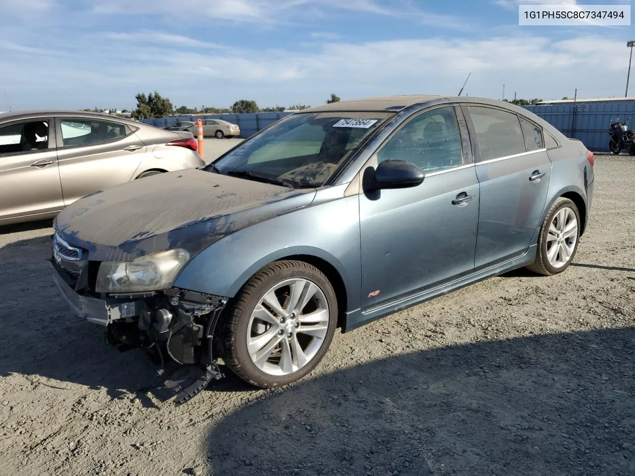 2012 Chevrolet Cruze Ltz VIN: 1G1PH5SC8C7347494 Lot: 75473664