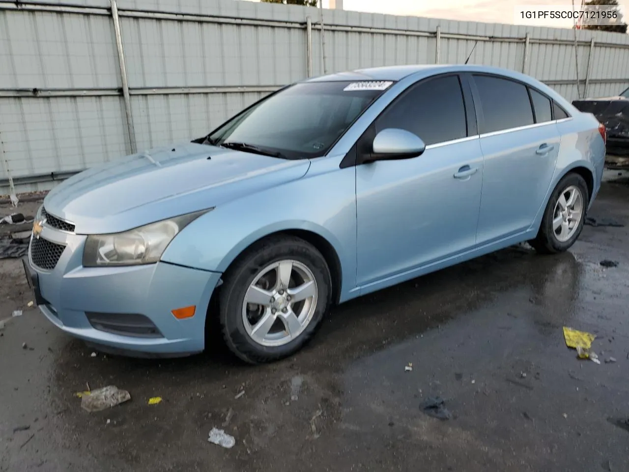 2012 Chevrolet Cruze Lt VIN: 1G1PF5SC0C7121956 Lot: 75503224