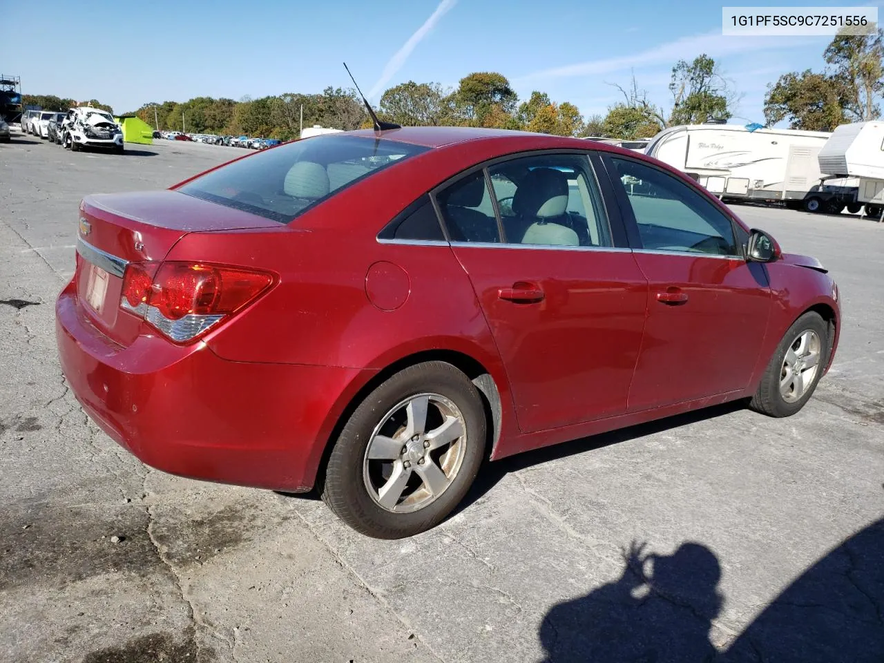 2012 Chevrolet Cruze Lt VIN: 1G1PF5SC9C7251556 Lot: 75636024