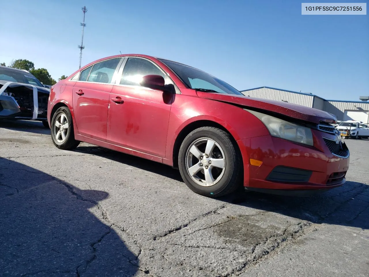 2012 Chevrolet Cruze Lt VIN: 1G1PF5SC9C7251556 Lot: 75636024