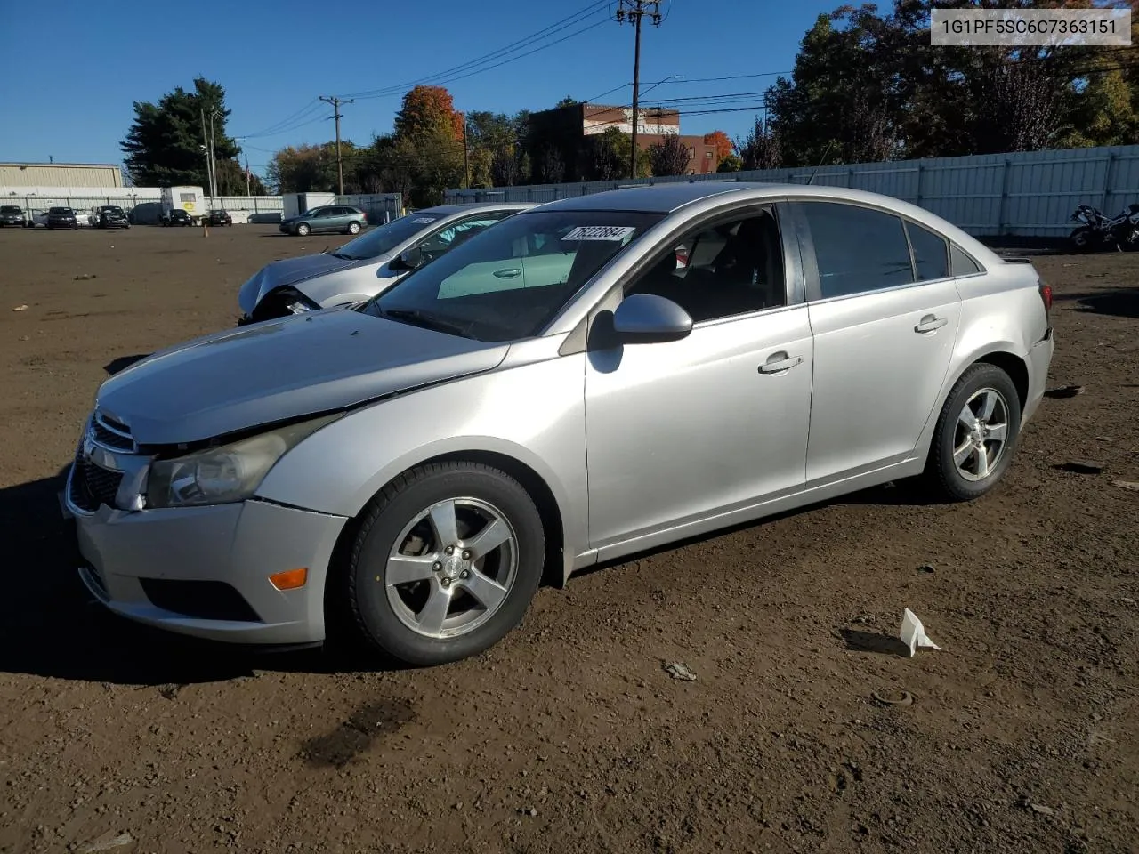 2012 Chevrolet Cruze Lt VIN: 1G1PF5SC6C7363151 Lot: 76222884