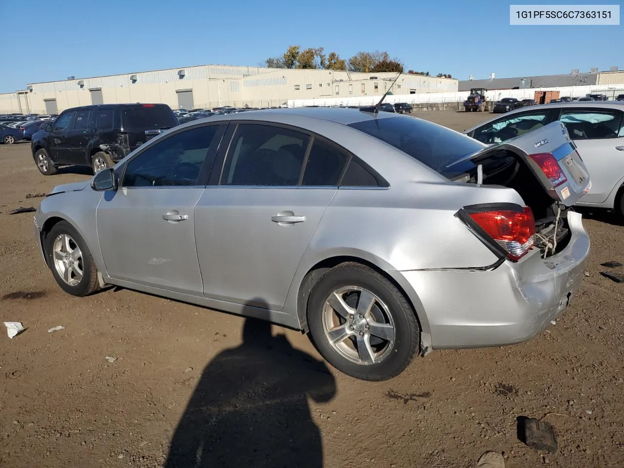 2012 Chevrolet Cruze Lt VIN: 1G1PF5SC6C7363151 Lot: 76222884