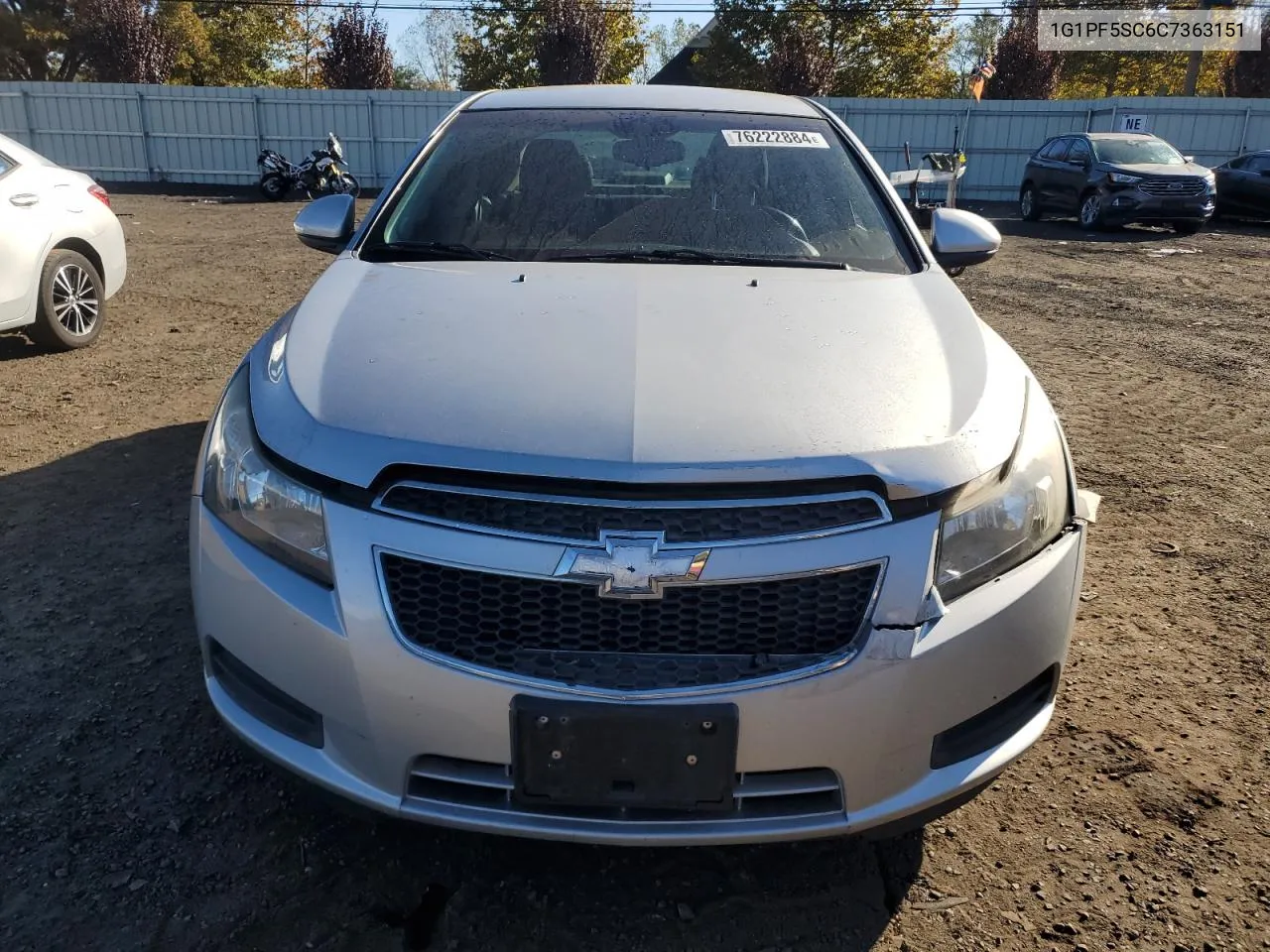 2012 Chevrolet Cruze Lt VIN: 1G1PF5SC6C7363151 Lot: 76222884