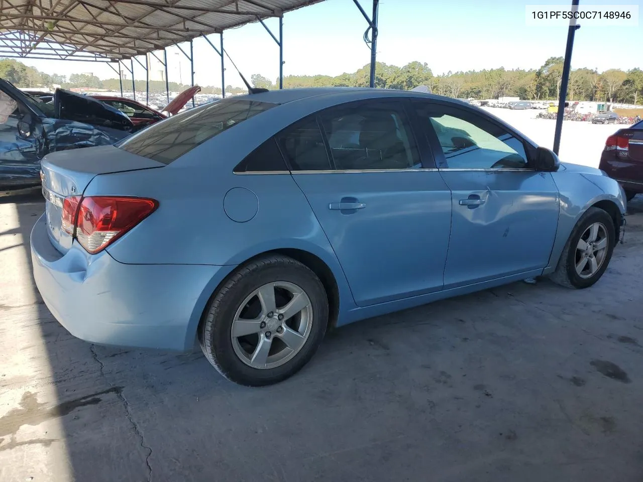 2012 Chevrolet Cruze Lt VIN: 1G1PF5SC0C7148946 Lot: 76269134