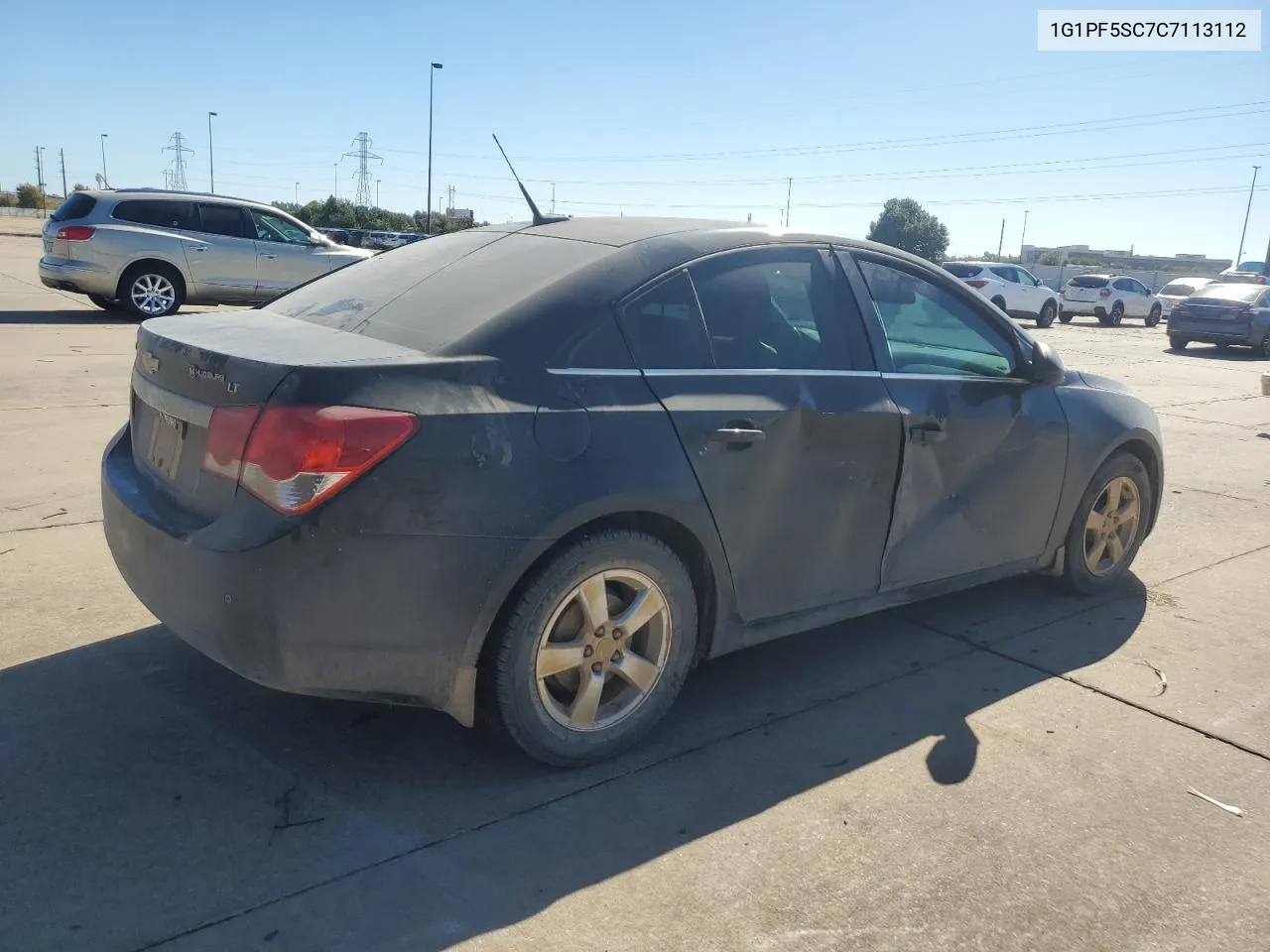 2012 Chevrolet Cruze Lt VIN: 1G1PF5SC7C7113112 Lot: 76485114