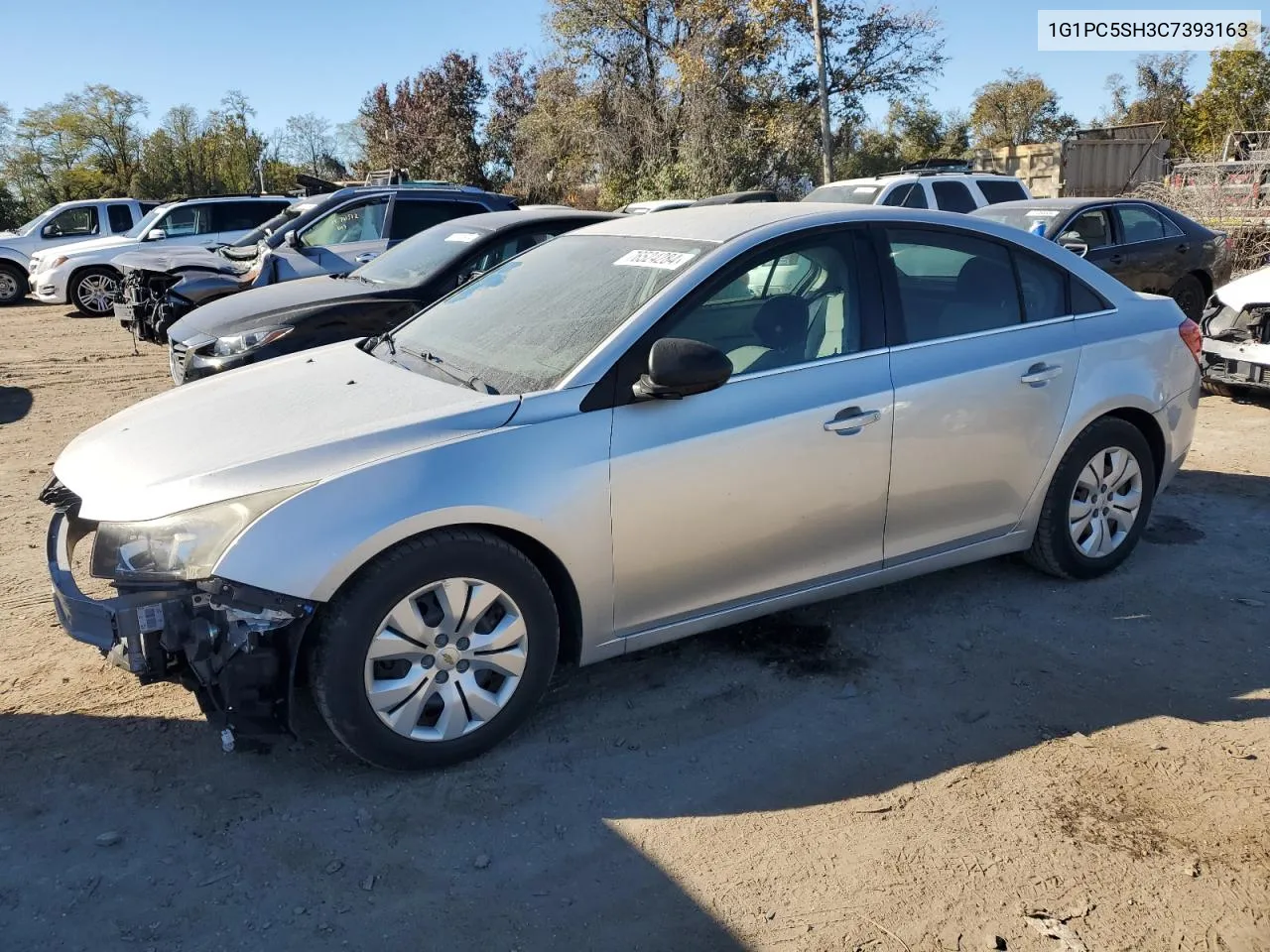 2012 Chevrolet Cruze Ls VIN: 1G1PC5SH3C7393163 Lot: 76524284