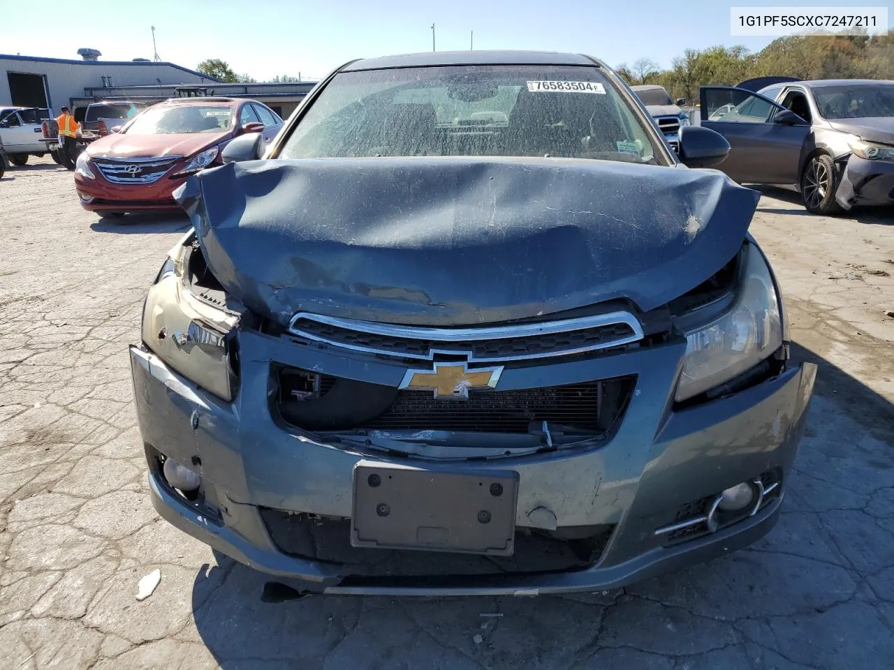 2012 Chevrolet Cruze Lt VIN: 1G1PF5SCXC7247211 Lot: 76583504