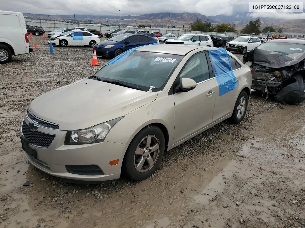 2012 Chevrolet Cruze Lt VIN: 1G1PF5SC8C7122188 Lot: 76628934