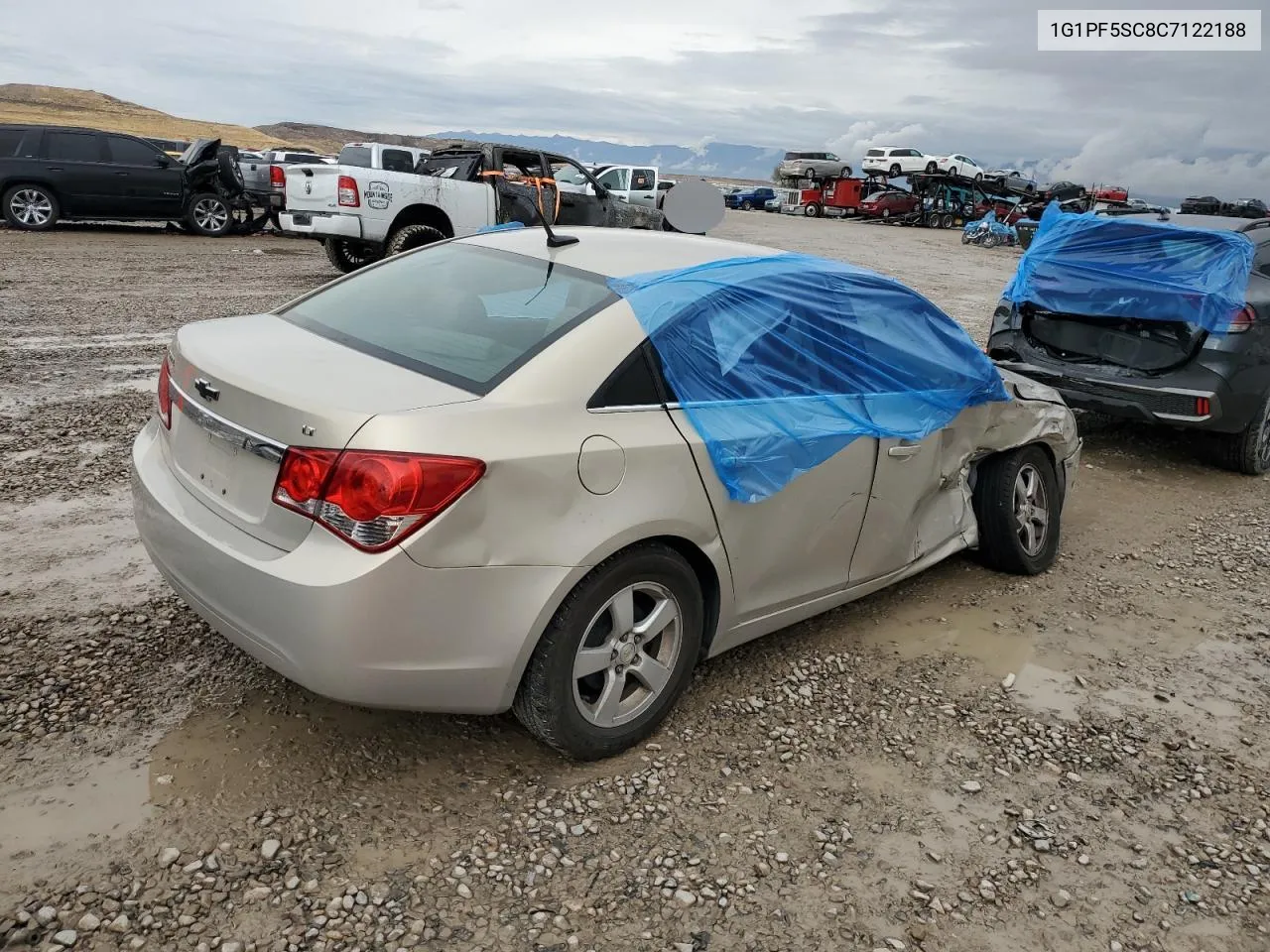 2012 Chevrolet Cruze Lt VIN: 1G1PF5SC8C7122188 Lot: 76628934