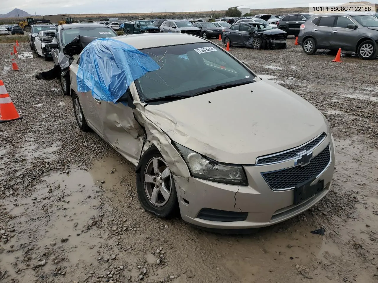 2012 Chevrolet Cruze Lt VIN: 1G1PF5SC8C7122188 Lot: 76628934