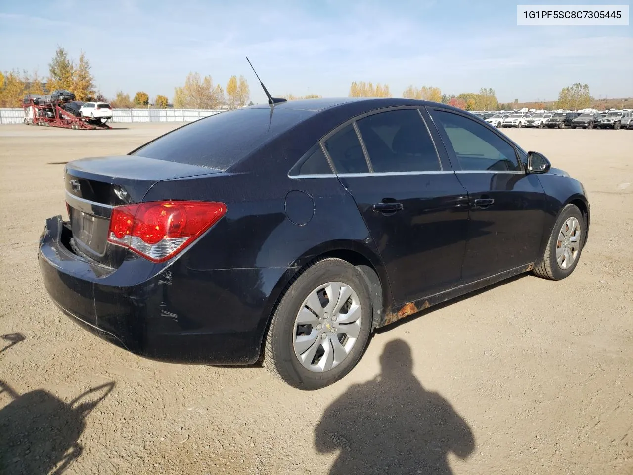 2012 Chevrolet Cruze Lt VIN: 1G1PF5SC8C7305445 Lot: 76671704