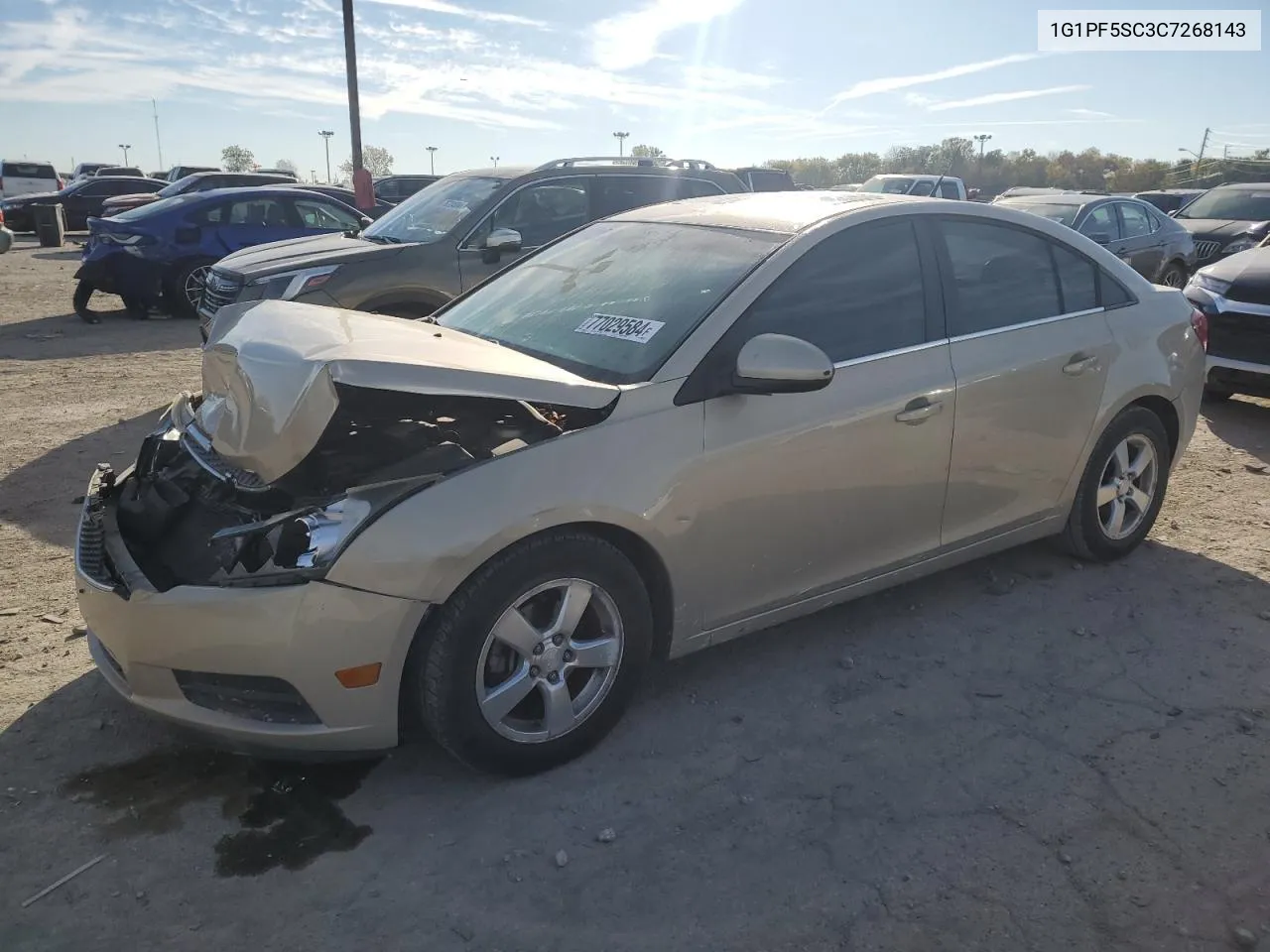 2012 Chevrolet Cruze Lt VIN: 1G1PF5SC3C7268143 Lot: 77029584